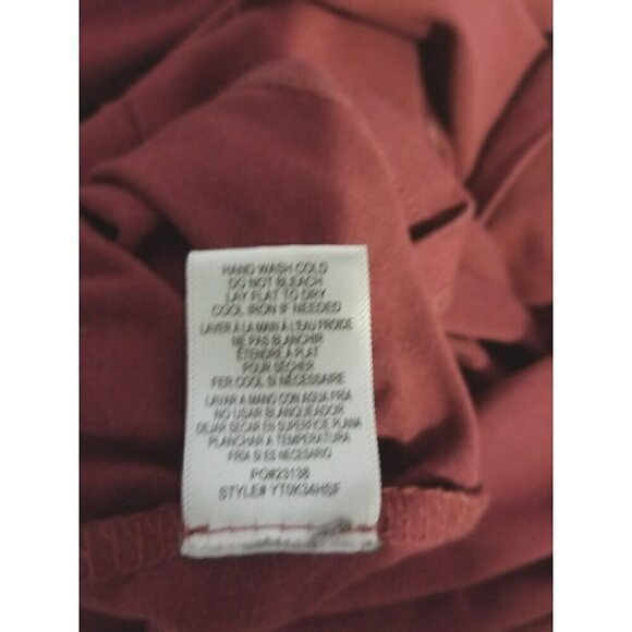 Hiatus Wine Red Top 1X Balloon Sleeves Off Shoulder - Picture 4 of 6